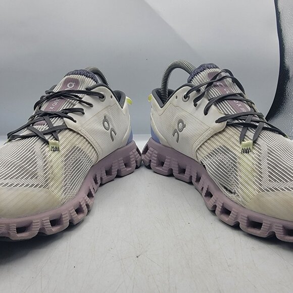 On Running Cloud X 3 Shift Womens 7.5 White Heron Athletic Shoes Lightweight - Picture 3 of 14